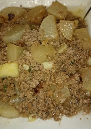 大根と合挽き肉の甘煮-レシピのメイン写真