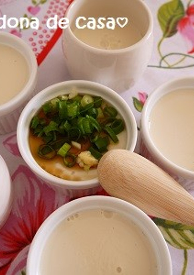 ﾐｷｻｰで簡単♪ﾌﾞﾗｼﾞﾙで手作り豆腐-レシピのメイン写真