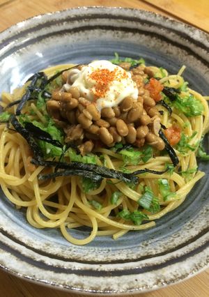 うまうま納豆スパゲッティー-レシピのメイン写真