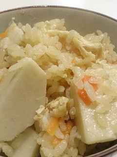 里芋のほくほくご飯☆海老芋でも♪-レシピのメイン写真