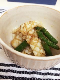イカといんげんのごま和え-レシピのメイン写真