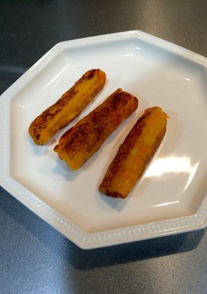アレルギーの子へ カリカリ野菜のお焼き-レシピのメイン写真