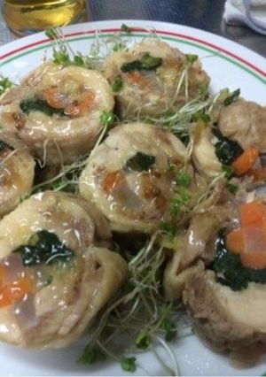 簡単　巻いて蒸すだけチキンロール-レシピのメイン写真
