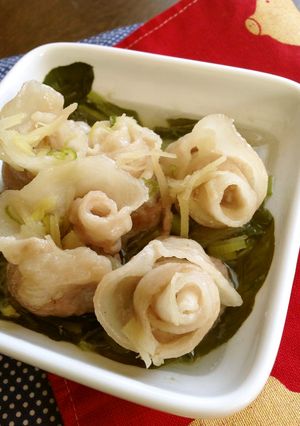 豚バラの薔薇蒸し☆-レシピのメイン写真