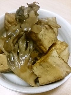 厚揚げと舞茸の煮物-レシピのメイン写真