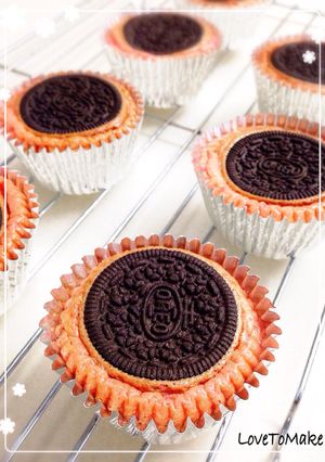 ペパーミントOreoでミニ・チーズケーキ-レシピのメイン写真