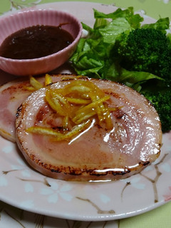ハムの柚子ソースと野菜の味噌ディップ-レシピのメイン写真