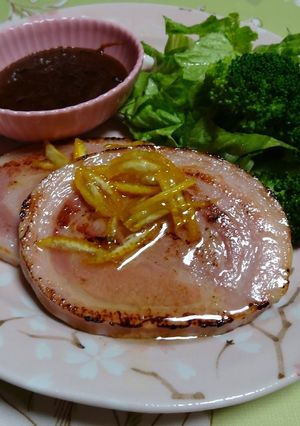ハムの柚子ソースと野菜の味噌ディップ-レシピのメイン写真