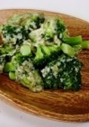 無塩料理☆ブロッコリーのとろろ生姜サラダ-レシピのメイン写真
