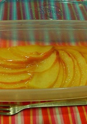 レンジでチン！リンゴのハニーバター-レシピのメイン写真