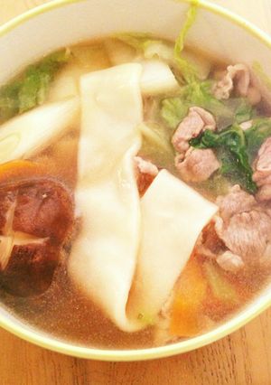 ワンパン・簡単手鍋うどん♪5分でおいしい-レシピのメイン写真