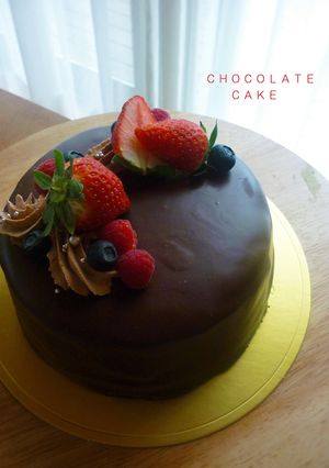 【クリスマス】濃厚！生チョコケーキ-レシピのメイン写真