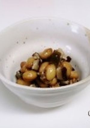 無塩料理☆大豆昆布の煮物-レシピのメイン写真