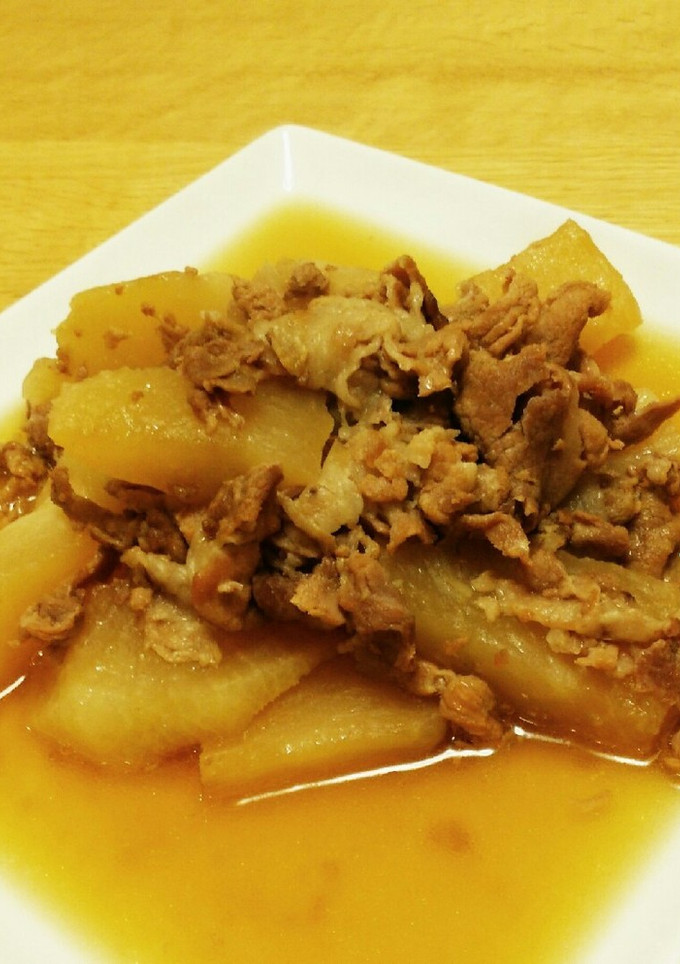 圧力鍋で☆豚コマと大根の炒め煮-レシピのメイン写真