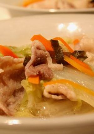 豚バラと白菜のさっと煮-レシピのメイン写真