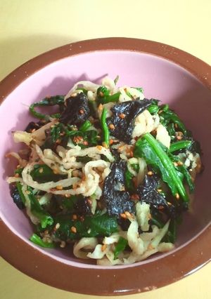 煮物に飽きたら海苔ゴマ和え!-レシピのメイン写真