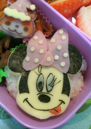 ☆ミニーちゃん☆キャラ弁☆-レシピのメイン写真