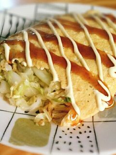 簡単節約★お好み焼き風キャベツとたまご!-レシピのメイン写真