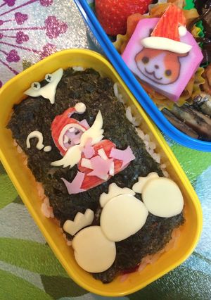 妖怪ウォッチ☆ サンタク老師 ☆キャラ弁-レシピのメイン写真