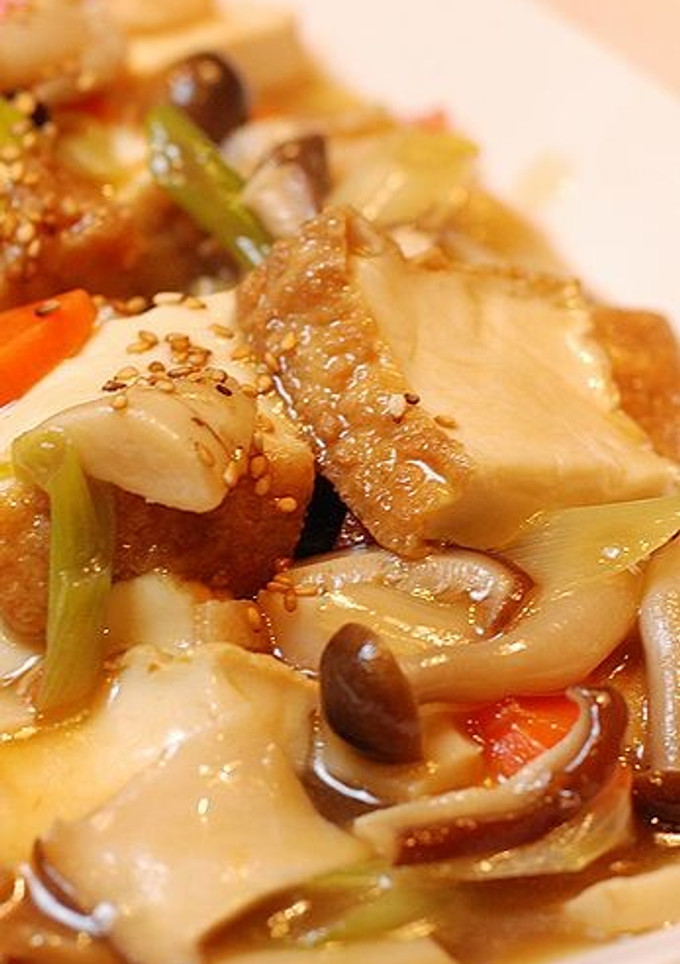 とろ～り餡♬厚揚げキノコのオイスター炒め-レシピのメイン写真