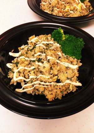 簡単！刻みキツネ・大根菜の炒飯 和風マヨ-レシピのメイン写真