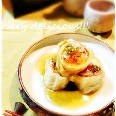 รูปของ 薄切り肉とお野菜で♬和風ロールキャベツ