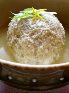 大きな豆腐団子汁 (鯵のつみれ汁)-レシピのメイン写真