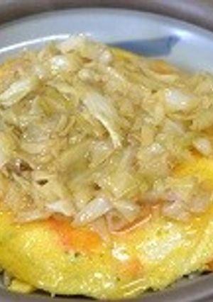 かに玉キャベツポン酢あんかけチャーハン-レシピのメイン写真