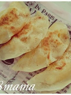 餃子の皮でリンゴ包み焼き-レシピのメイン写真