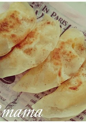 餃子の皮でリンゴ包み焼き-レシピのメイン写真