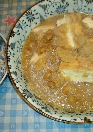 厚揚げと納豆とおろしだけ♪-レシピのメイン写真