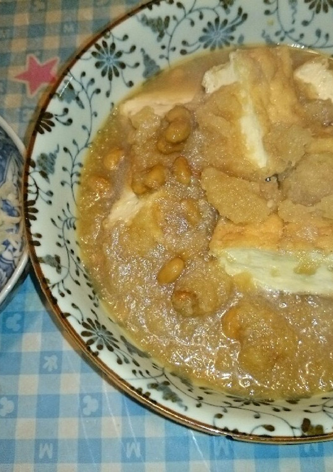厚揚げと納豆とおろしだけ♪-レシピのメイン写真