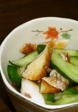 焼塩サバとキュウリの酢の物-レシピのメイン写真