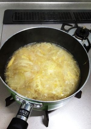 卵と玉ねぎのちょっとスープ-レシピのメイン写真