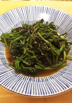 フライパン一つでほうれん草胡麻和え-レシピのメイン写真