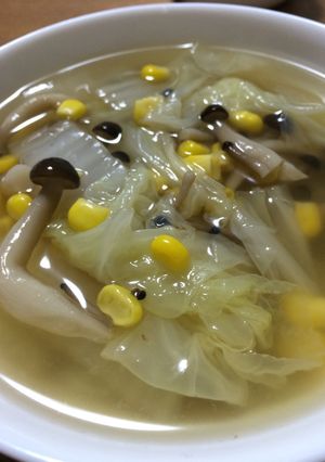 節約レシピ☆野菜ときのこのスープ-レシピのメイン写真