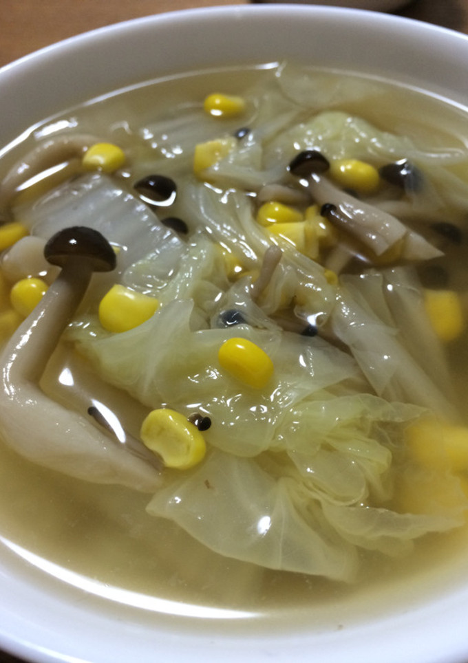 節約レシピ☆野菜ときのこのスープ-レシピのメイン写真