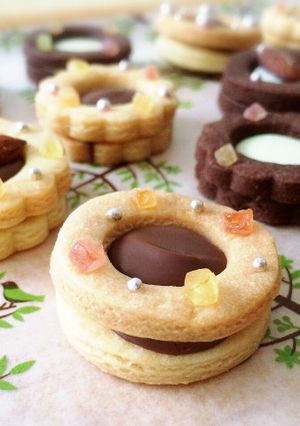 クリスマスにも☆チョコサンドクッキー-レシピのメイン写真