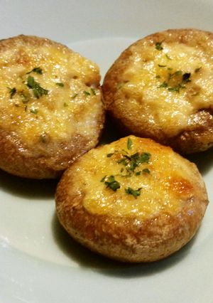 軸入り♪椎茸のかつおマヨチーズ焼き-レシピのメイン写真