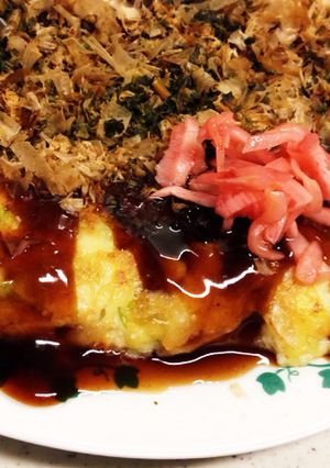 ヘルシー♡白菜と豆腐とチーズのお好み焼き-レシピのメイン写真