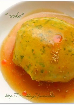 *チャーハンで♪彩り天津飯*-レシピのメイン写真
