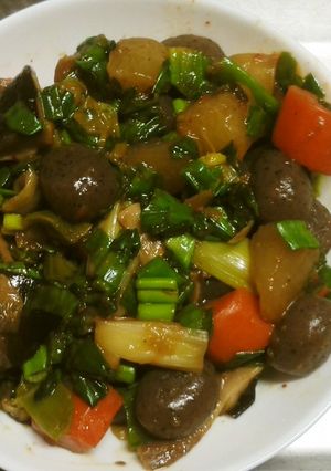 玉こんにゃくと根菜の甘辛煮-レシピのメイン写真