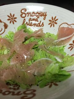 レンチン☆キャベツのオリーブオイル和え-レシピのメイン写真