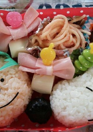 キャラ弁☆スヌーピー&チャーリ 運動会-レシピのメイン写真