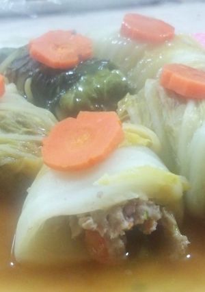 あんかけロール白菜イカゲソ入り-レシピのメイン写真