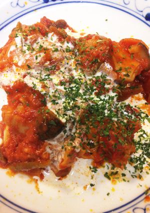 フライパンひとつでチキンのトマト煮込み〜-レシピのメイン写真
