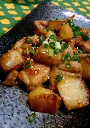 ジューシー鶏もも肉の味噌にんにく炒め☆-レシピのメイン写真