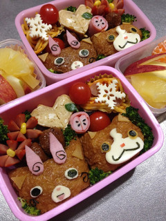妖怪ウォッチ おいなり ジバニャン キャラ弁-レシピのメイン写真