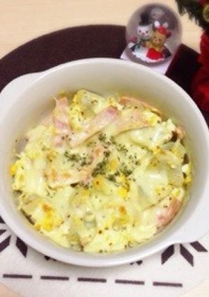簡単！里芋のポテトサラダチーズ焼き-レシピのメイン写真