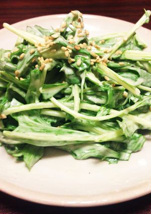 簡単水菜のわさびマヨサラダ-レシピのメイン写真